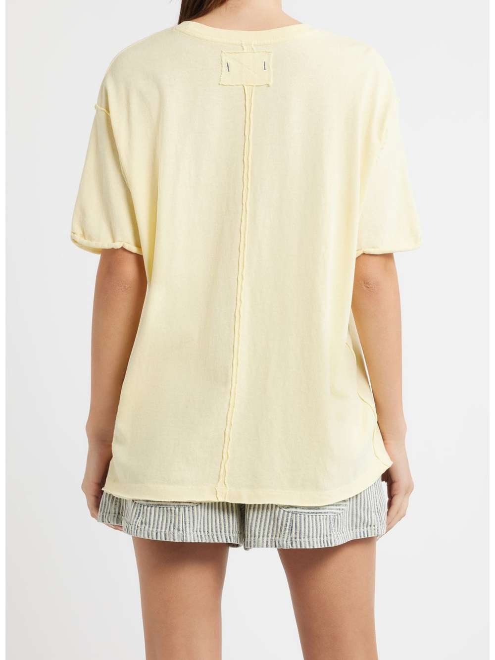 Free People Pale Yellow Mermaid Graphic Tee - Picture 2 of 5